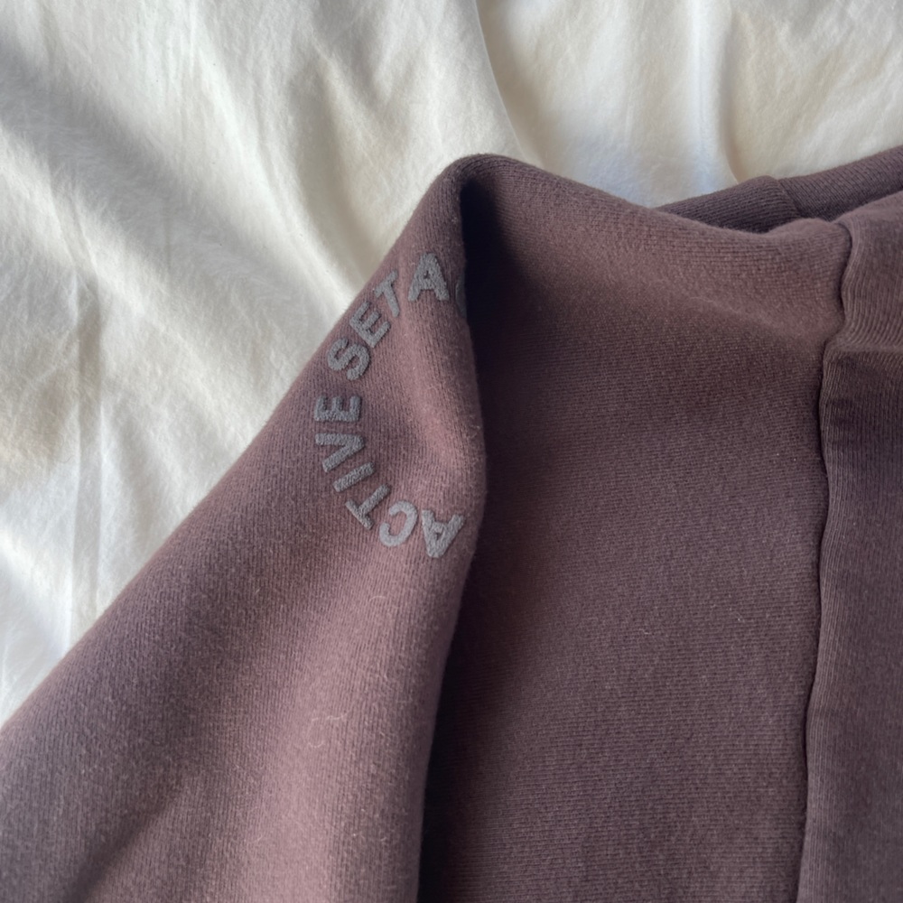 Setactive Espresso Half Zip Size M - image 4